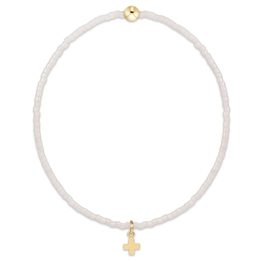 enewton Hope Classic Bracelet - Signature Cross Small Gold Charm