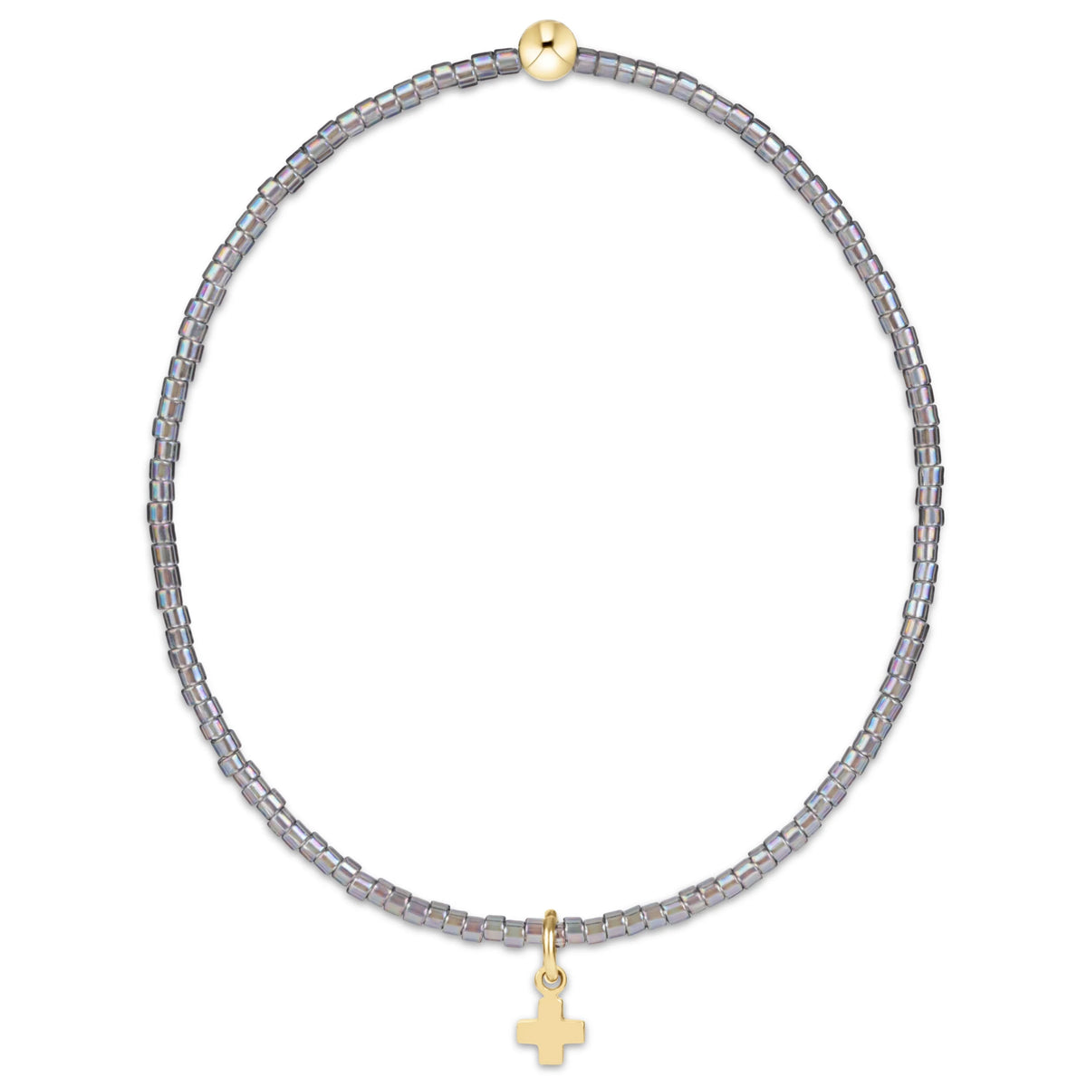 enewton Hope Classic Bracelet - Signature Cross Small Gold Charm