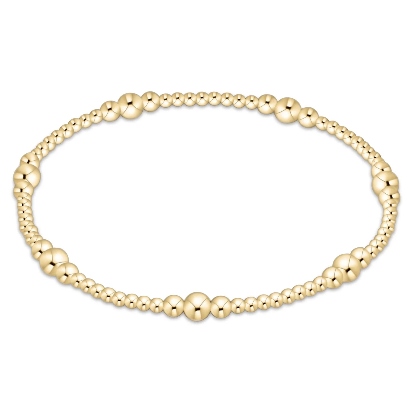 Enewton Gold Purpose Pattern 4mm Bead Bracelet