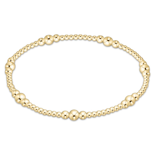 Enewton Gold Purpose Pattern 4mm Bead Bracelet