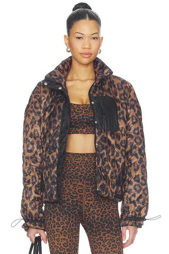 Harvie Caramel Leopard Jacket