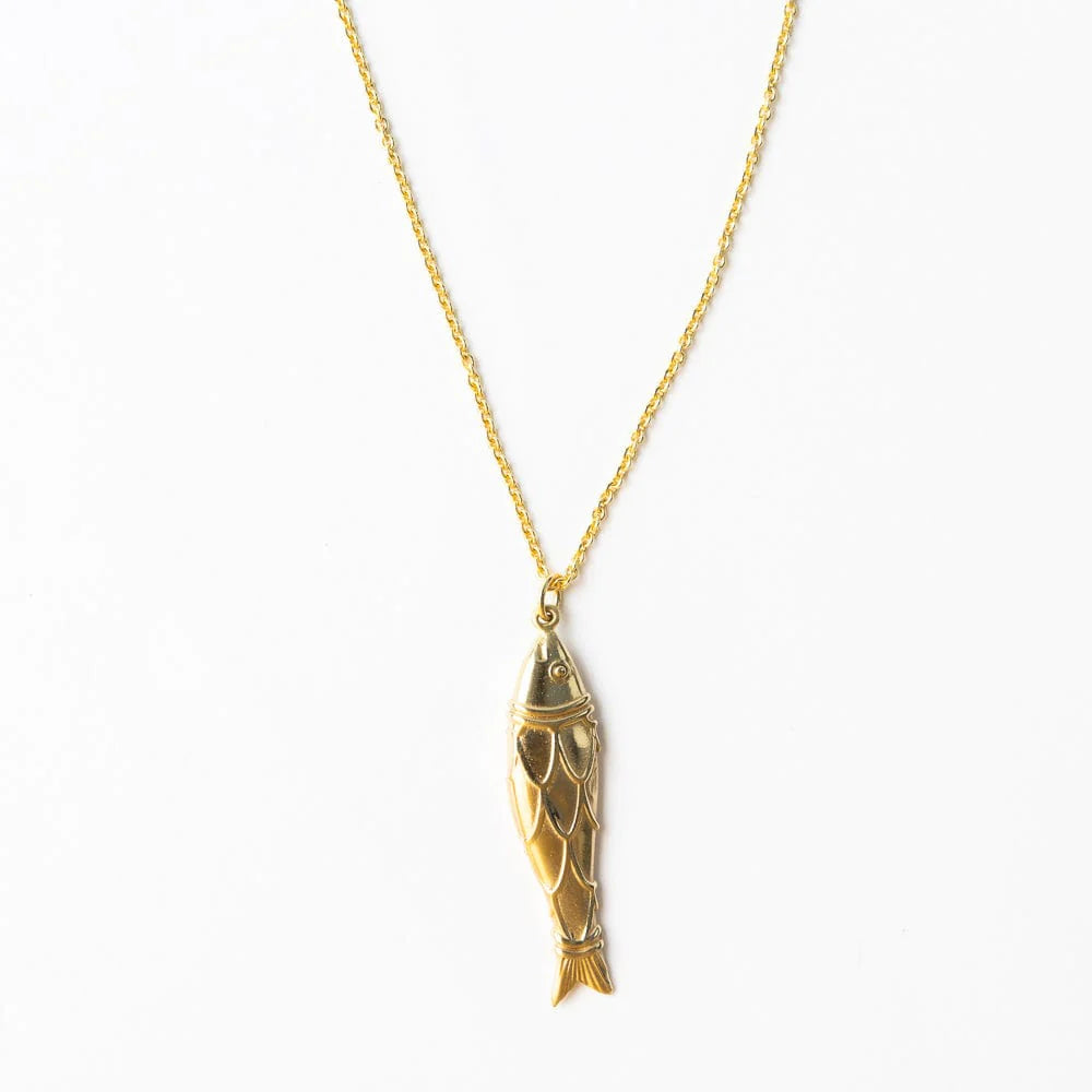 Sally Fish Gold Necklace