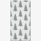 Geometry Frosted Trees Bar Towel