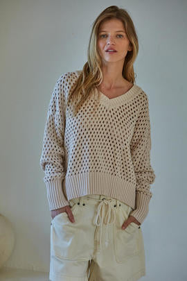 Eren Open Knit Top