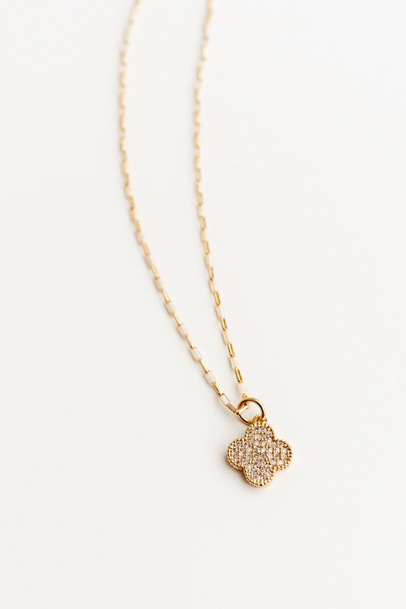 The Birdie Clover Charm Necklace