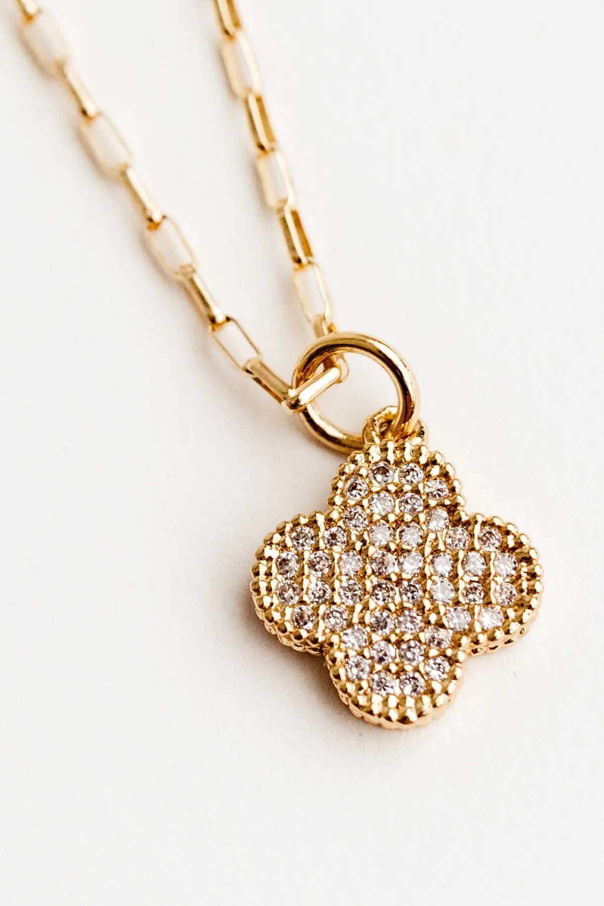 The Birdie Clover Charm Necklace