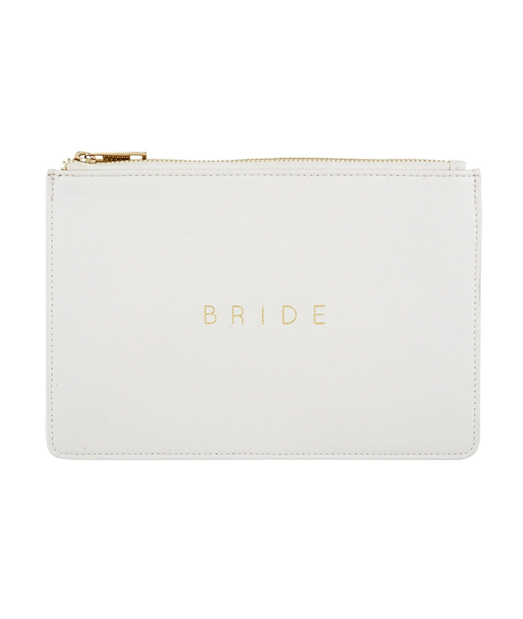 Bride Zip Pouch - Pearl Grey