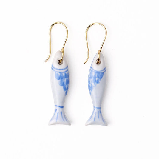 Danielle Fish Ceramic Earrings
