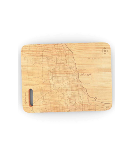 Chicago Maple Bar Prep & Cutting Board