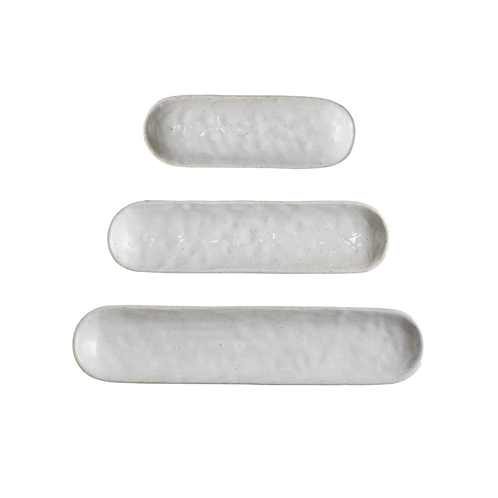 Skinny Stoneware Trays