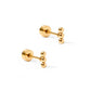 Tallulah Gold Screwback Studs