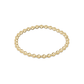 enewton Classic Grateful Pattern 4mm Gold Bead Bracelet