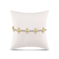 enewton Sincerity Pattern 2.5mm Sterling Bead Bracelet + Signature Gold 4mm Cross