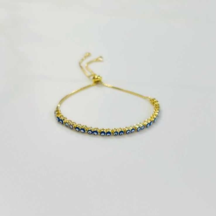 Evil Eye Colored Bracelet