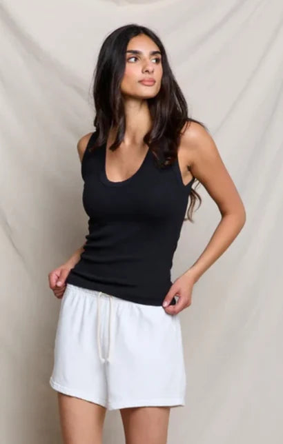 Luxe Rib U Neck Tank