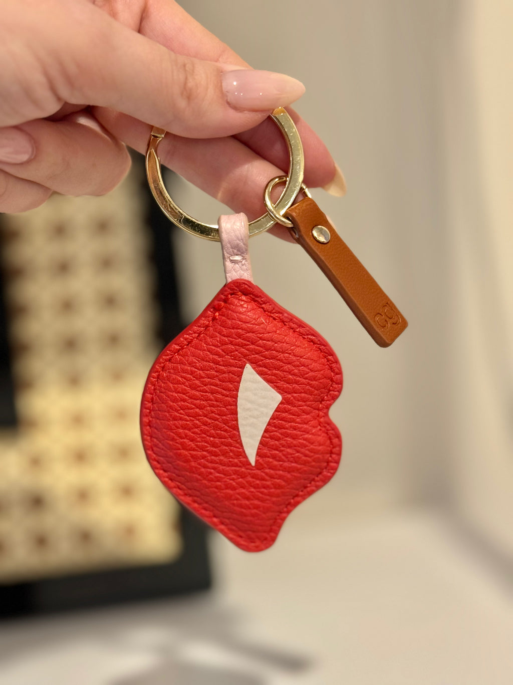 Lips Novelty Keyring