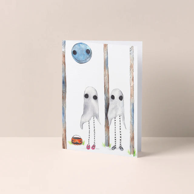 Halloween Ghosts Card