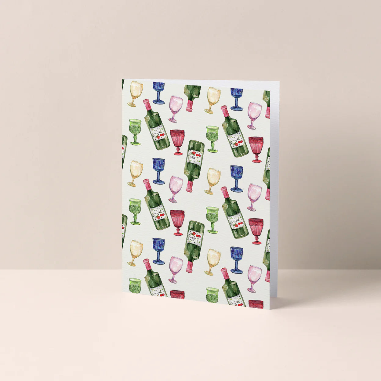 Summer Wine Greeting Card