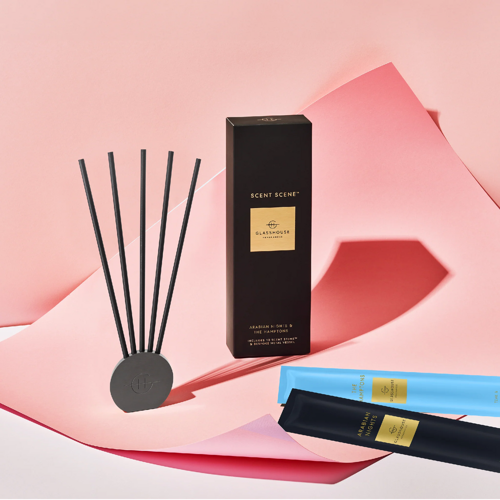 Glasshouse The Hamptons & Arabian Nights Liquidless Diffuser Duo