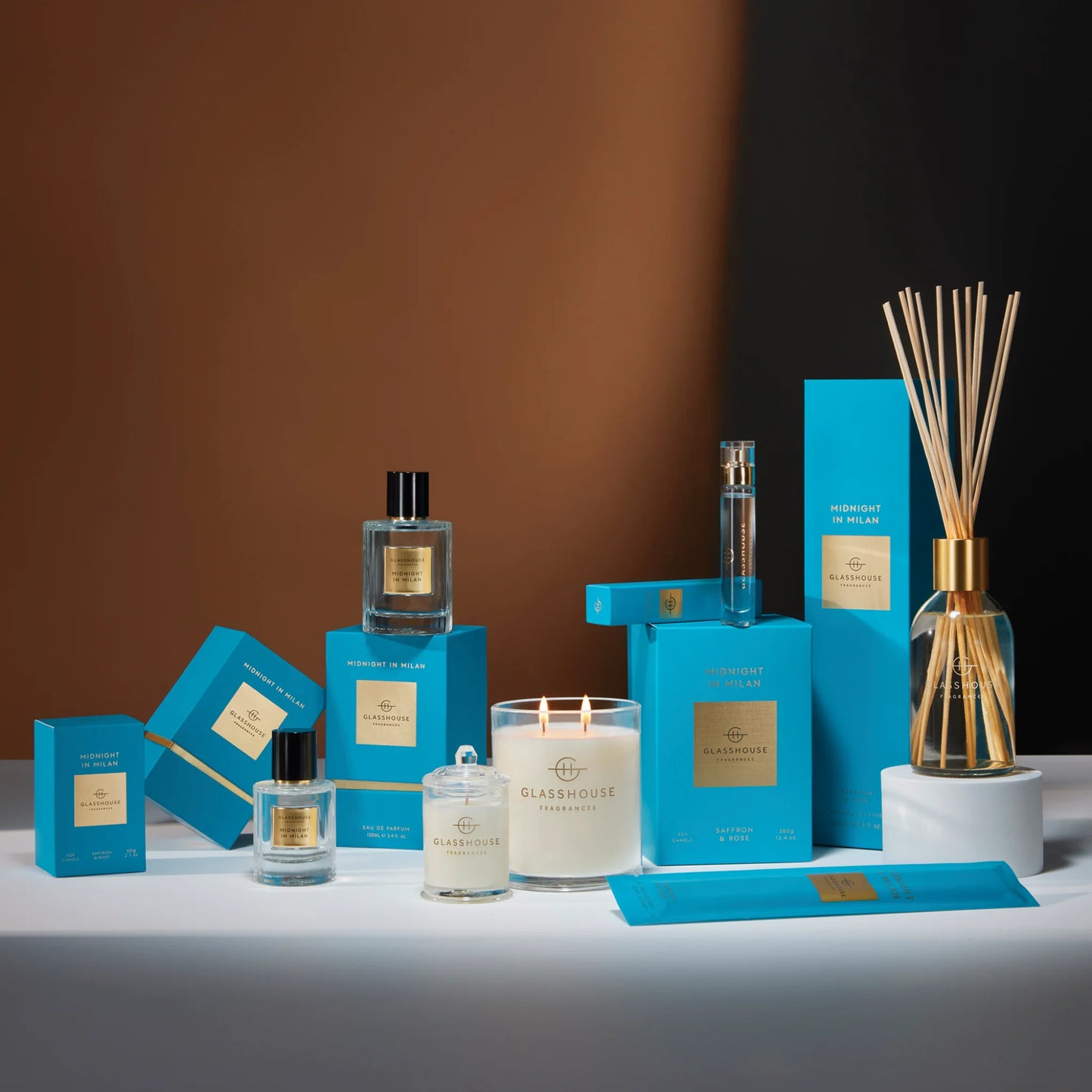 Glasshouse Midnight in Milan Candle