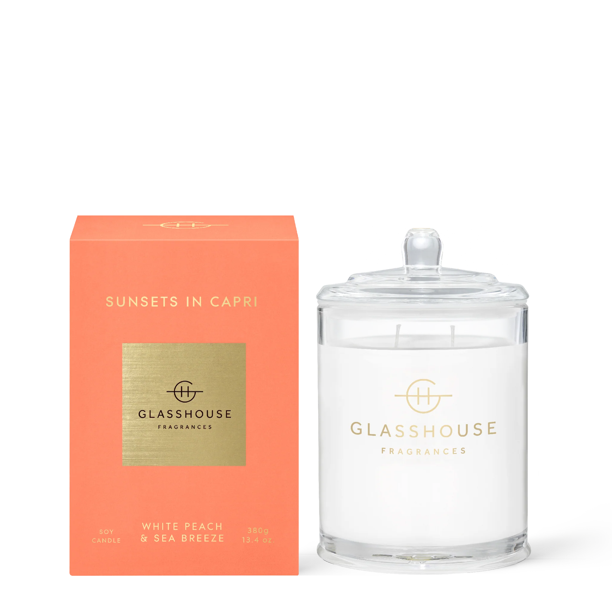 Glasshouse Sunsets In Capri Candle