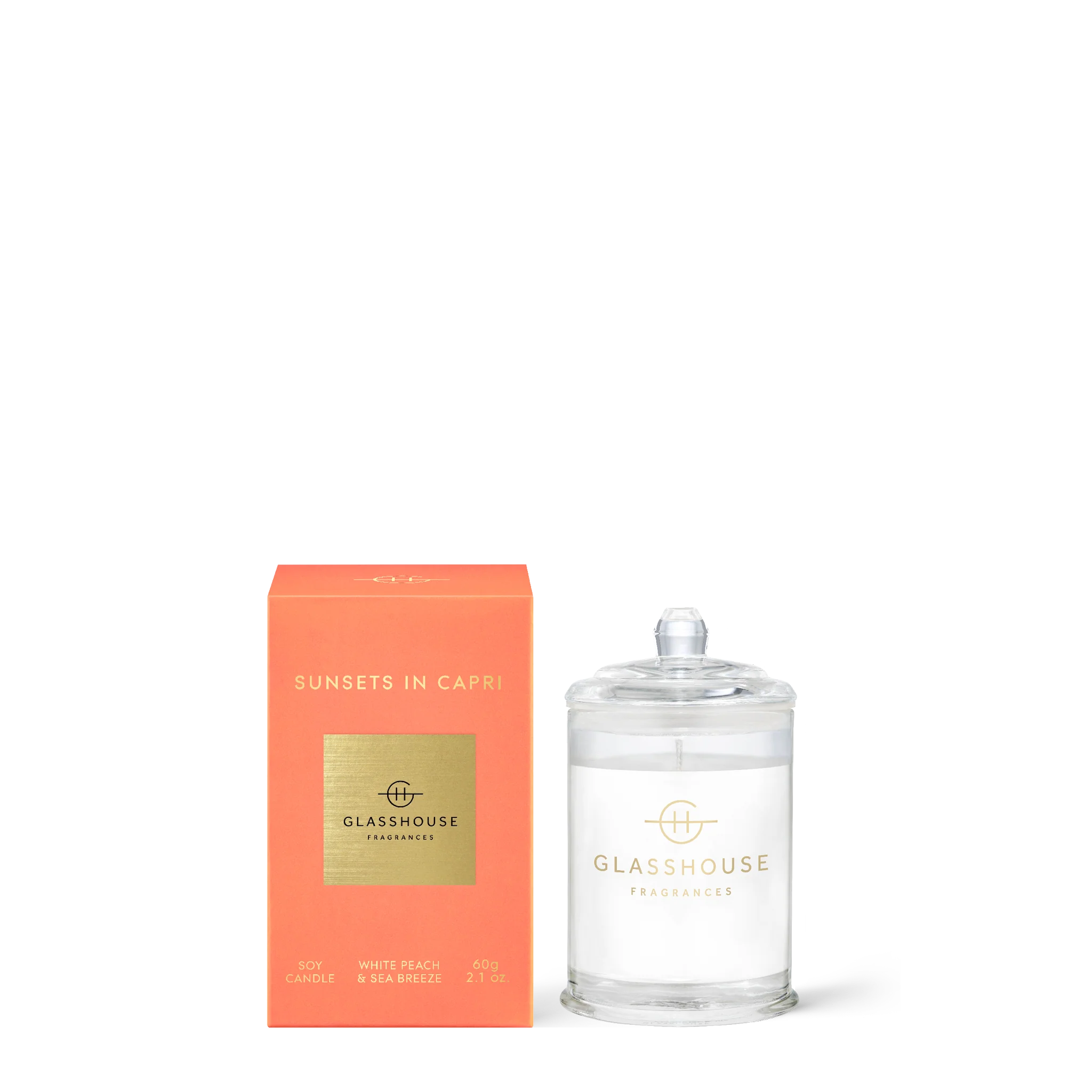 Glasshouse Sunsets in Capri Candle