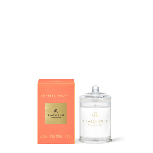 Glasshouse Sunsets in Capri Candle