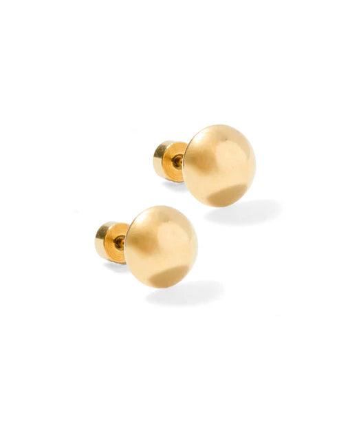 Vera Round Screwback Studs