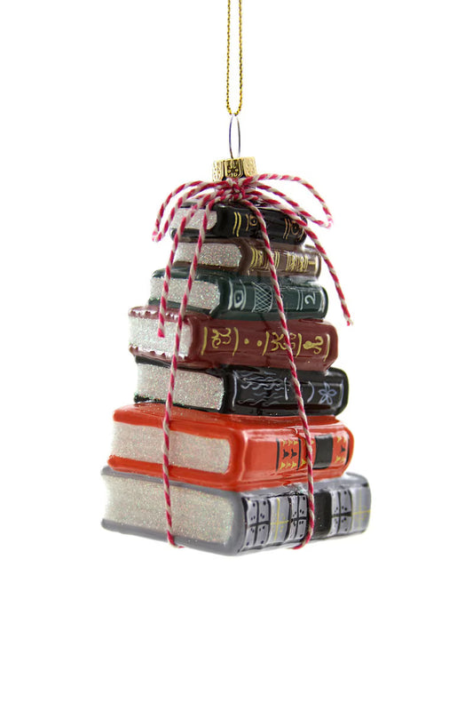 Stacked Traditional Tomes Ornament