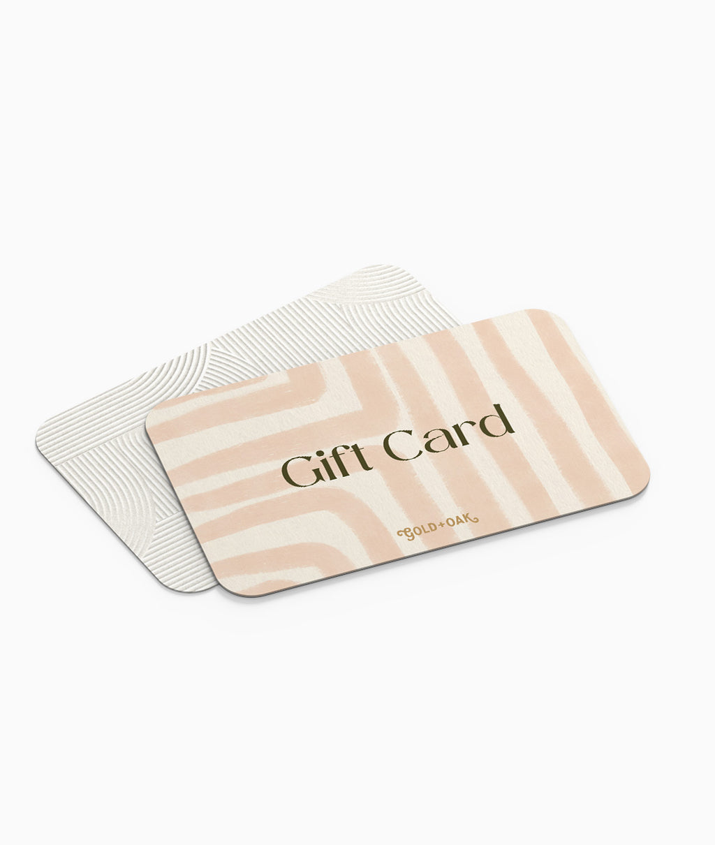 Gold+Oak Gift Card
