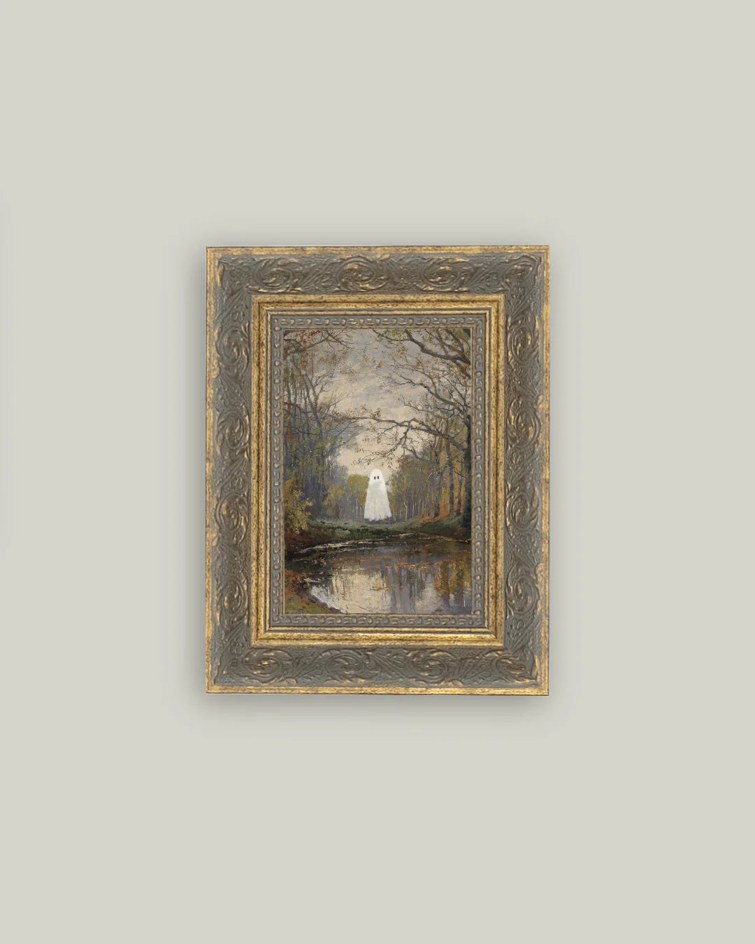 Ghost in the Woods Framed Art