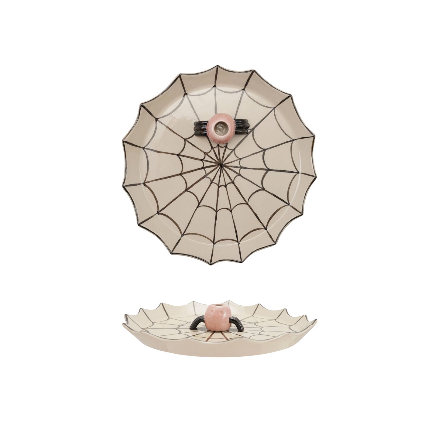 Spooky Platter with Toothpick Holder