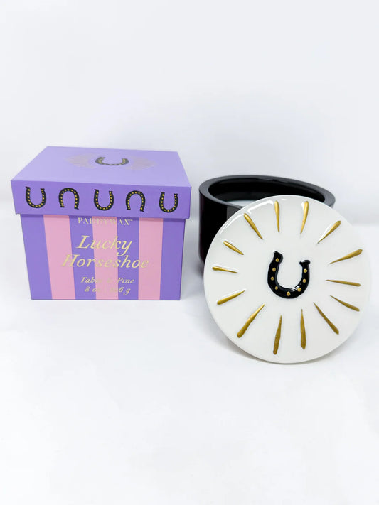Lucky Horseshoe Boxed Candle