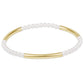 enewton Bliss Bar Pattern Pearl 3mm Bracelet