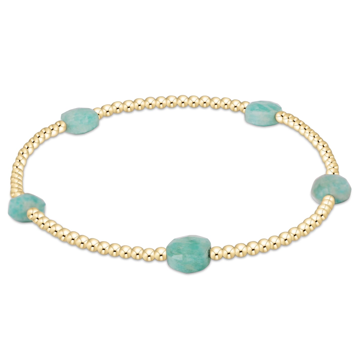 enewton Admire Small Gem 2mm Gold Bracelet