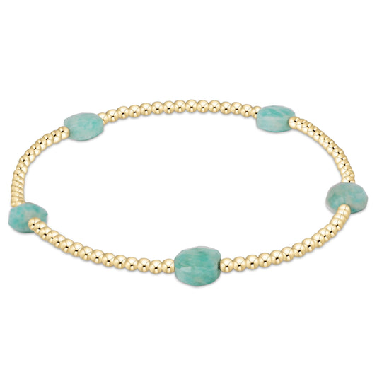 enewton Admire Small Gem 2mm Gold Bracelet