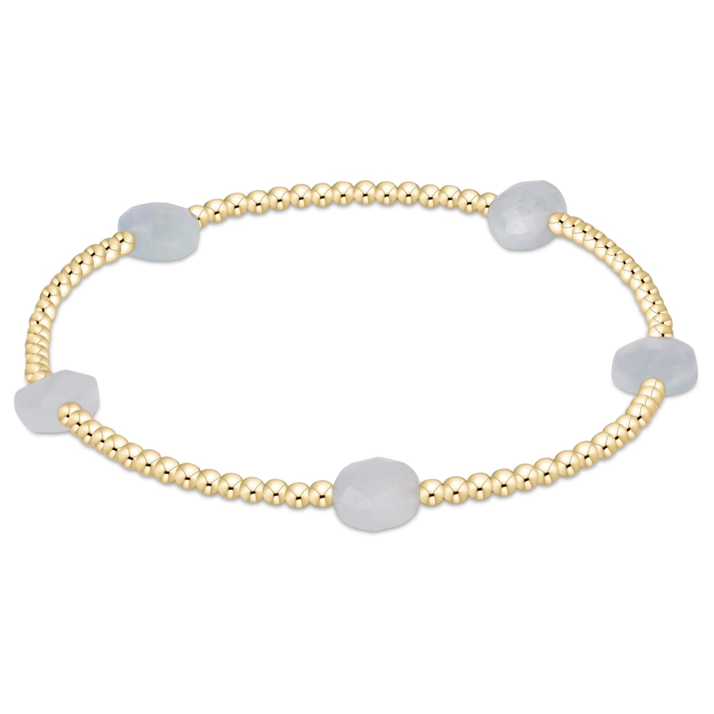 enewton Admire Small Gem 2mm Gold Bracelet