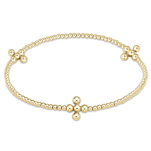 enewton Signature Cross Gold Bracelet