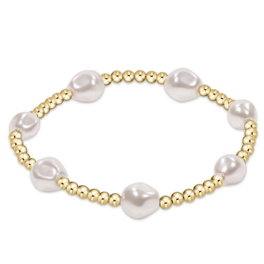 Enewton Admire Gold 3mm Pearl Bead Bracelet