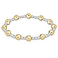 Enewton Classic Sincerity Pattern 6mm Mixed Metal Bead Bracelet
