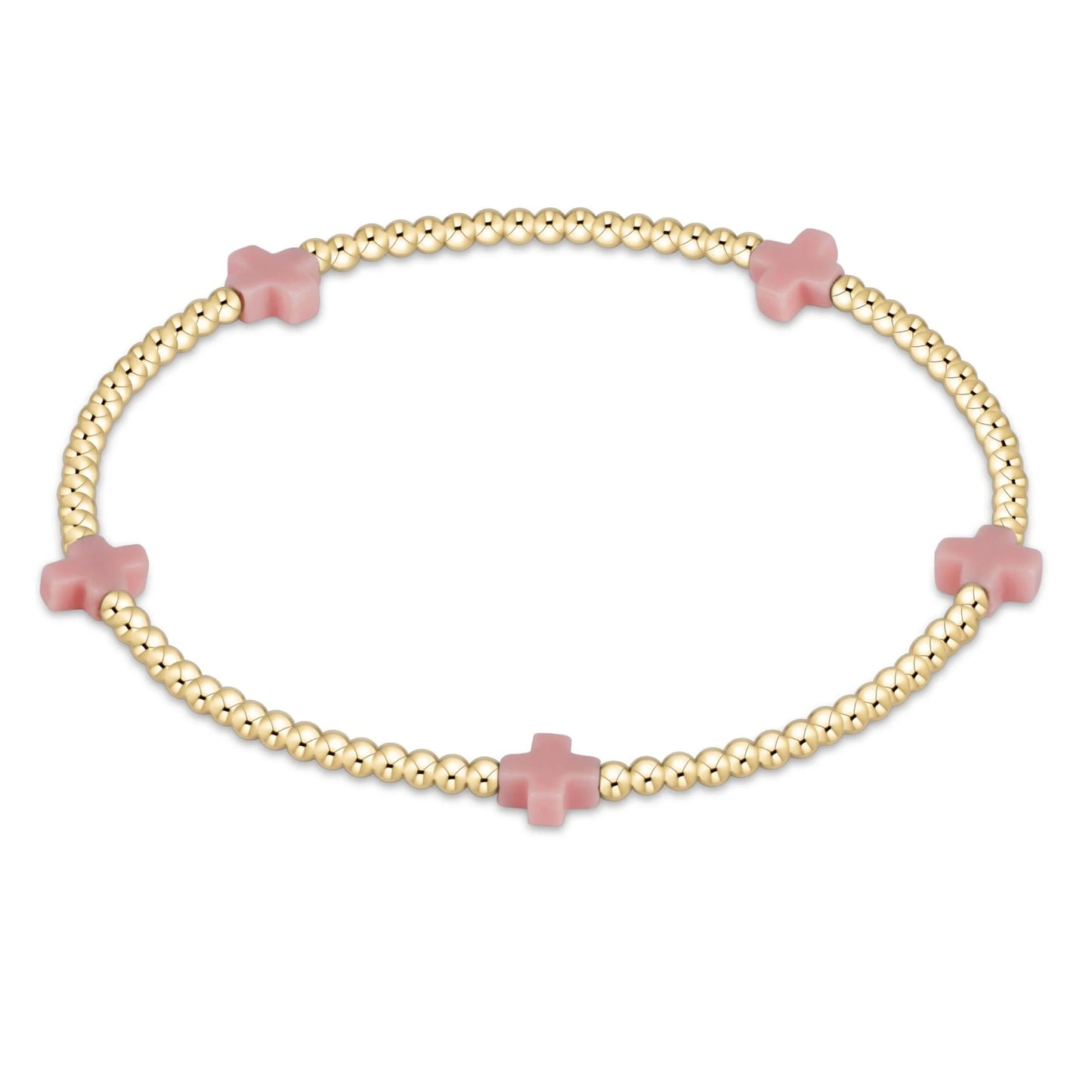 enewton Signature Cross Small 2mm Gold Bracelet