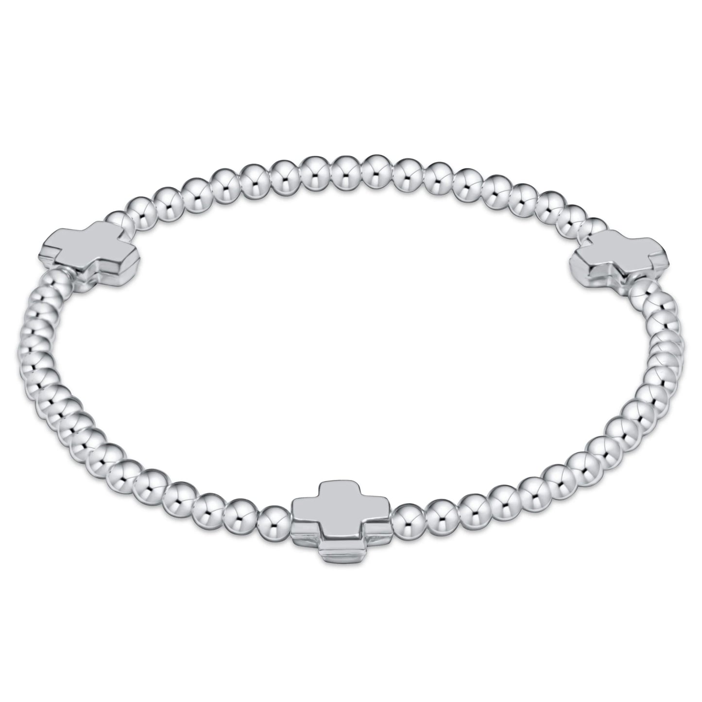 enewton Signature Cross 3mm Sterling Bracelet