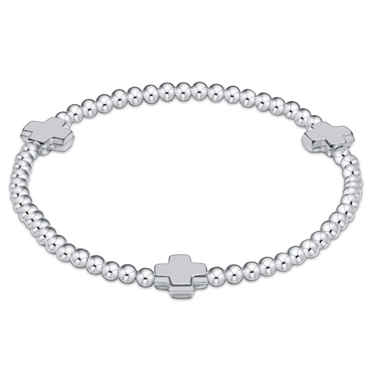 enewton Signature Cross 3mm Sterling Bracelet