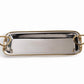 Polished Nickel and Gold Tray