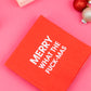 Merry What The F-Mas Cocktail Napkins