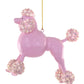 Beaded Pink Poodle Ornament