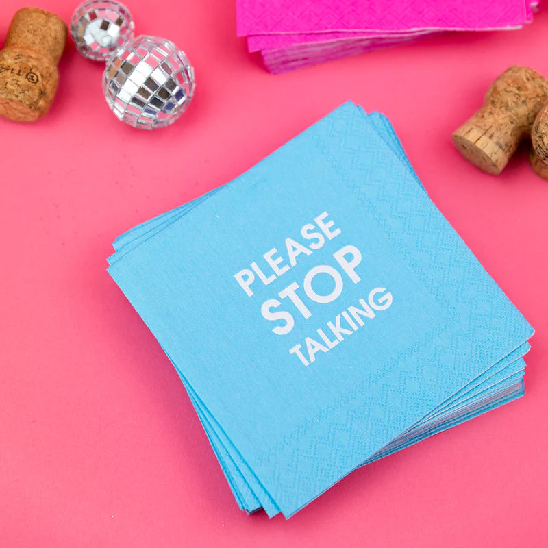 Please STOP Talking Napkins