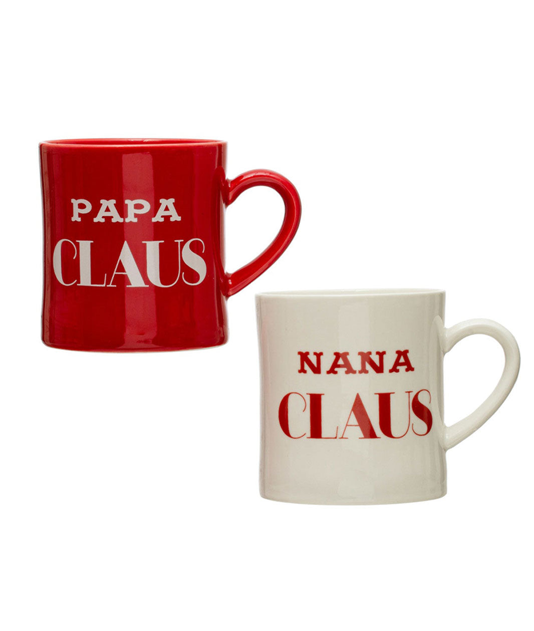 Papa + Nana Claus Mugs