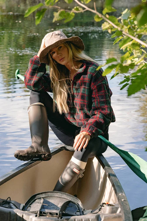 Beach Riot Leona Top Pine Sherpa Jacket