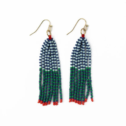 Abbey Tassel Ombre Seed Bead Earrings